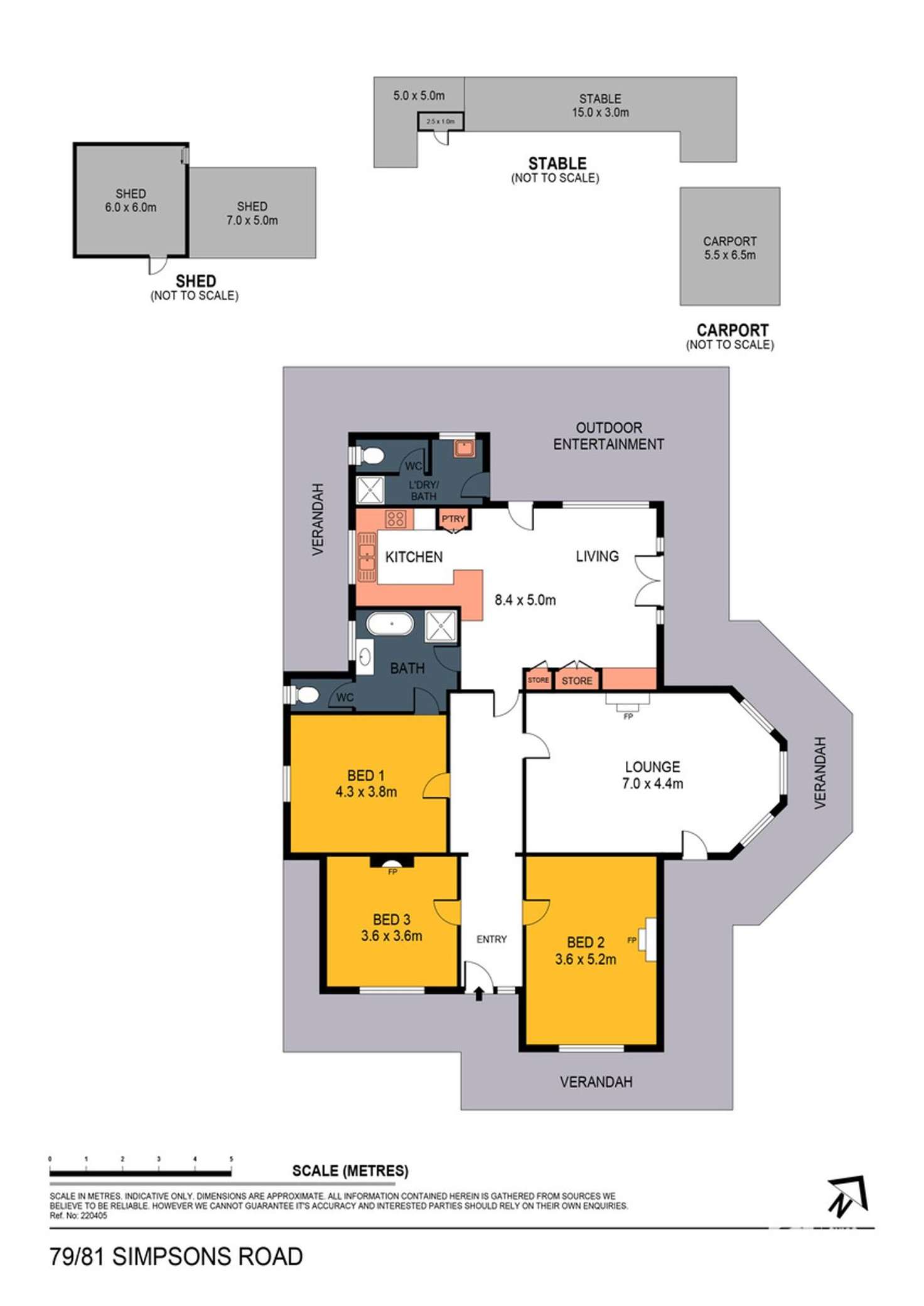 Floorplan of Homely house listing, 79-81 Simpsons Road, Eaglehawk VIC 3556