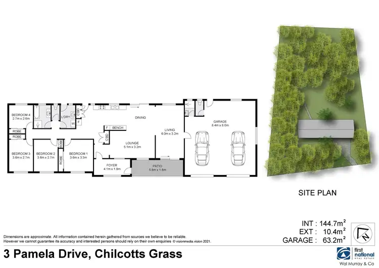 Floorplan of Homely house listing, 3 Pamela Drive, Chilcotts Grass NSW 2480