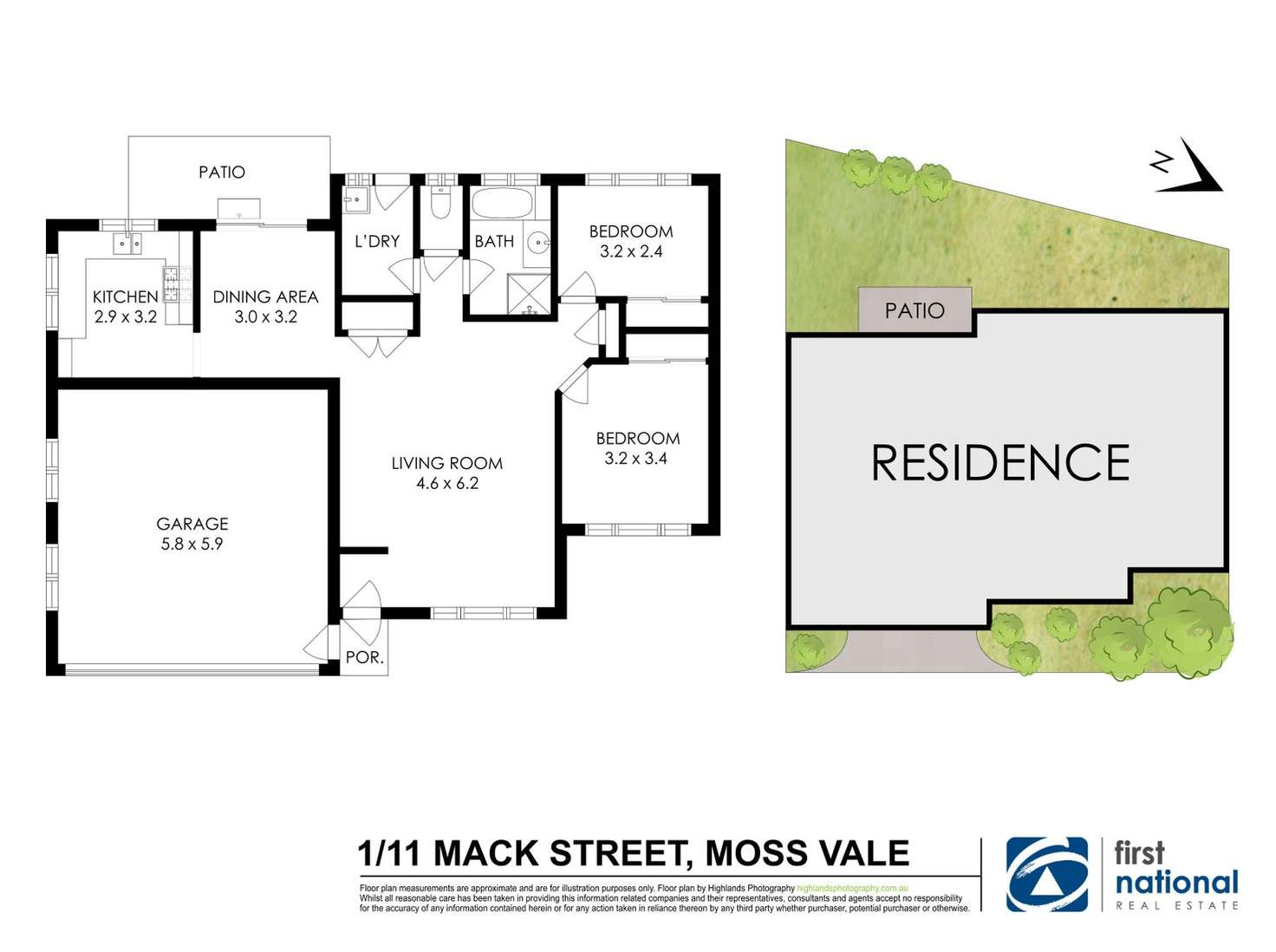 Floorplan of Homely unit listing, 1/11 Mack Street, Moss Vale NSW 2577