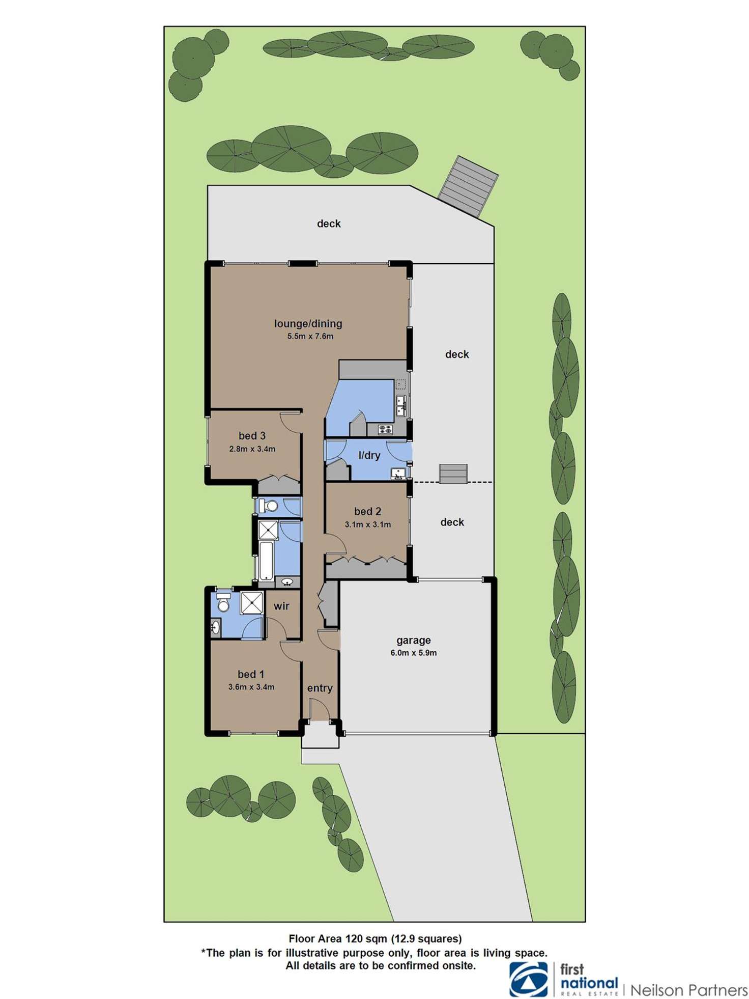 Floorplan of Homely house listing, 10 Johnsons Place, Pakenham VIC 3810