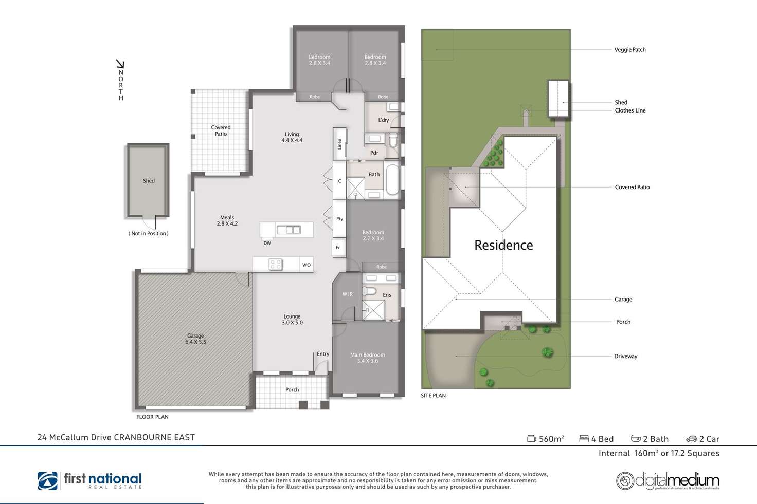 Floorplan of Homely house listing, 24 McCallum Drive, Cranbourne East VIC 3977