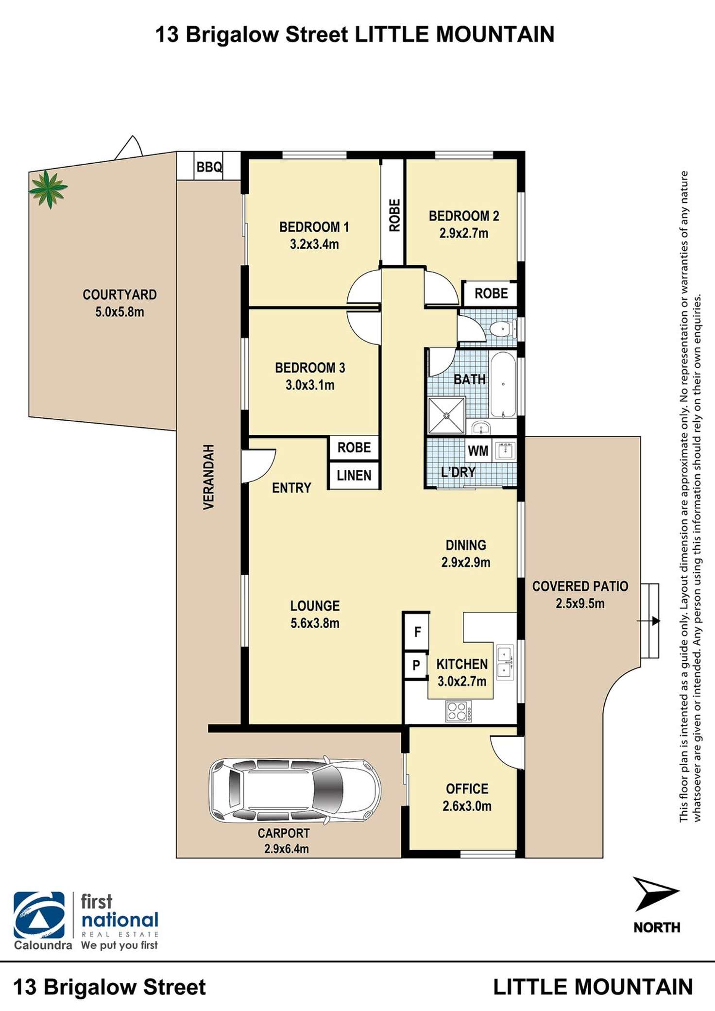 Floorplan of Homely house listing, 13 Brigalow Street, Little Mountain QLD 4551