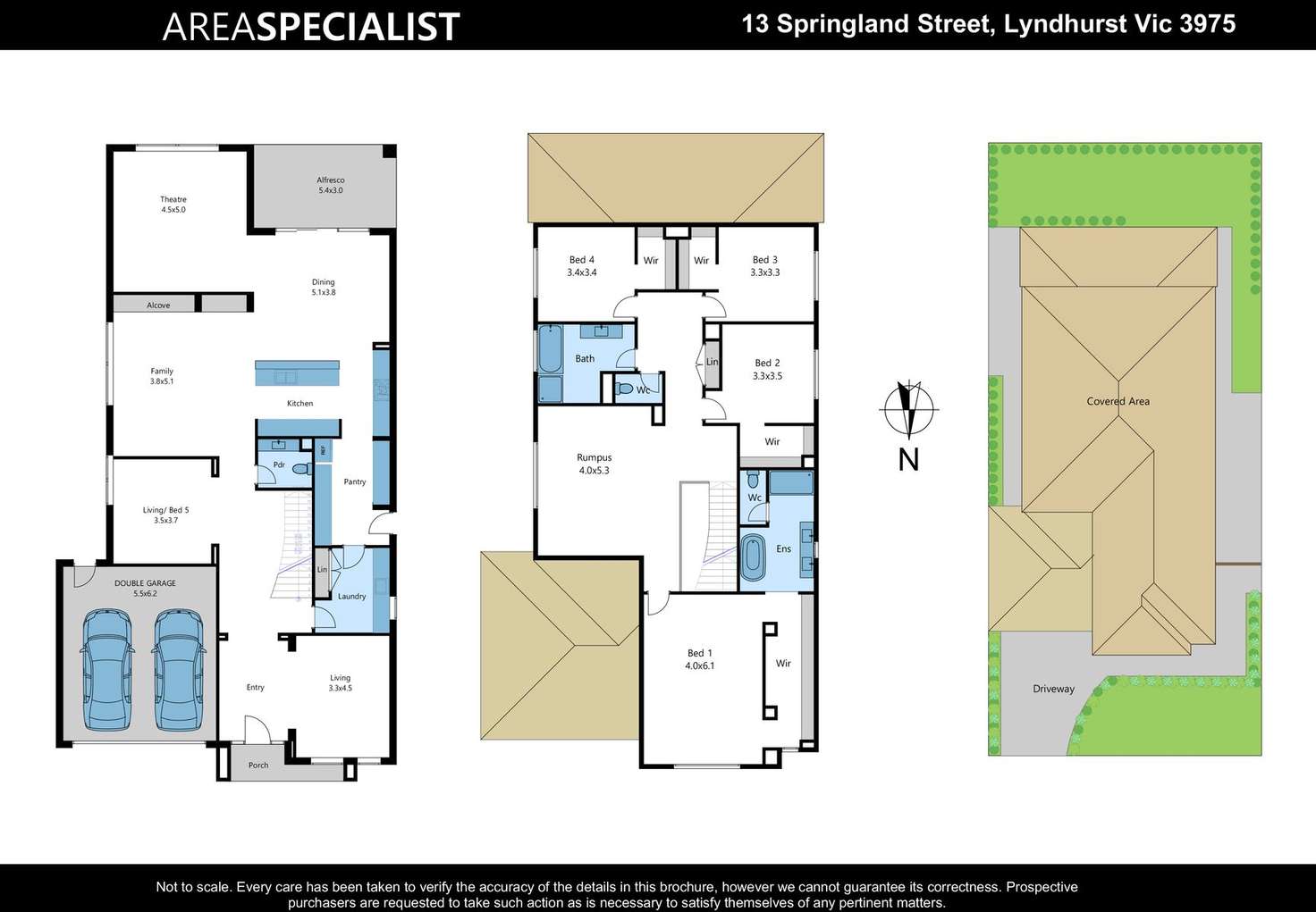 Floorplan of Homely house listing, 13 Springlands Street, Lyndhurst VIC 3975