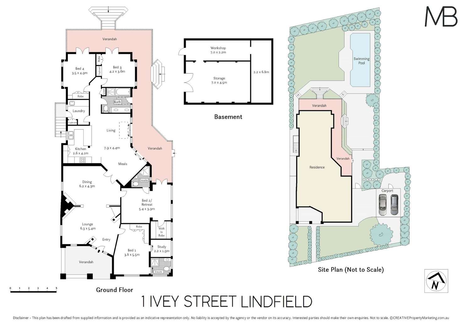 Floorplan of Homely house listing, 1 Ivey Street, Lindfield NSW 2070