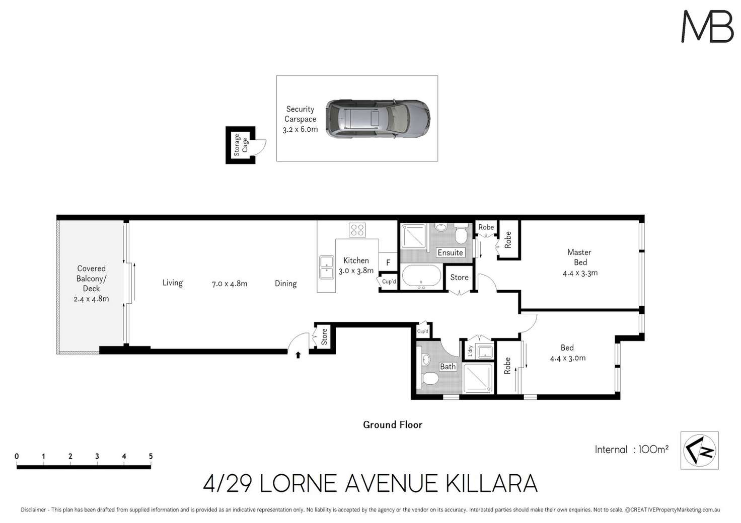 Floorplan of Homely apartment listing, 4/29 Lorne Avenue, Killara NSW 2071