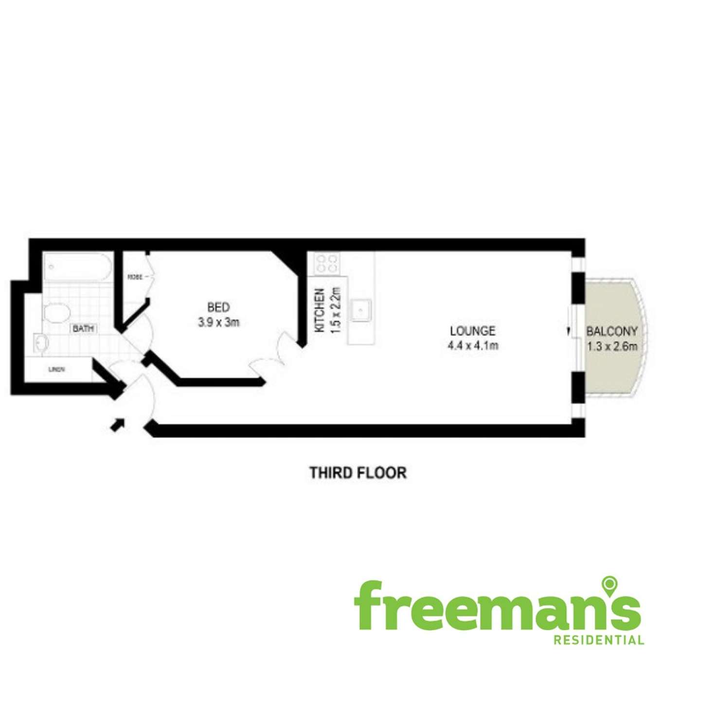 Floorplan of Homely unit listing, 39/26-30 Sheridan Street, Cairns City QLD 4870