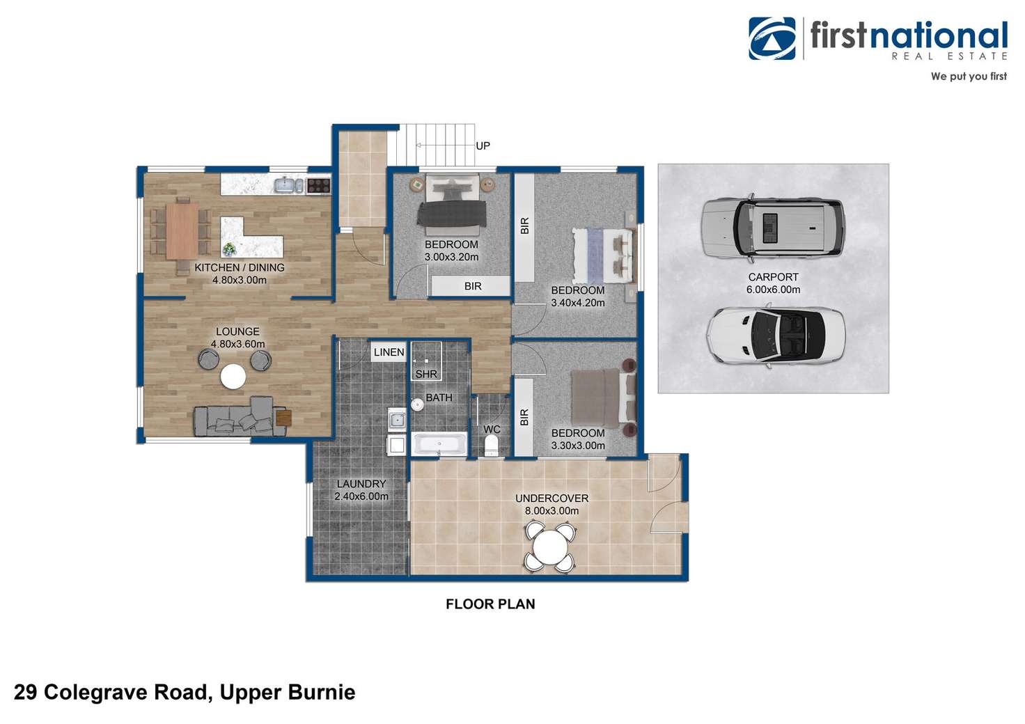 Floorplan of Homely house listing, 29 Colegrave Road, Upper Burnie TAS 7320