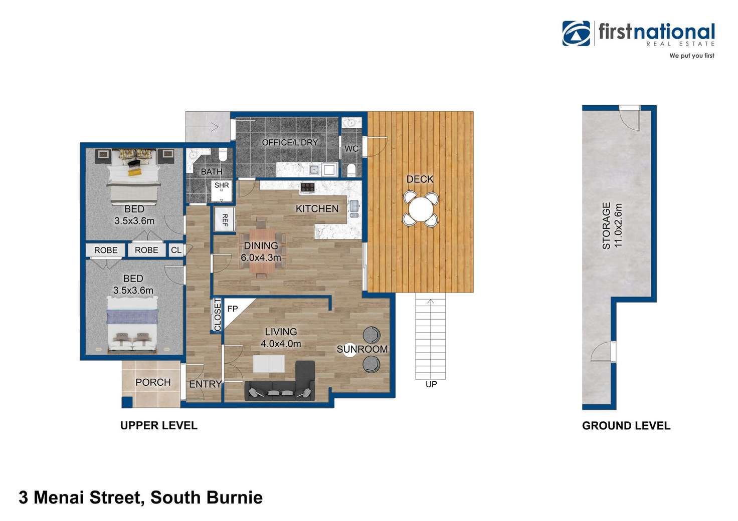 Floorplan of Homely house listing, 3 Menai Street, South Burnie TAS 7320