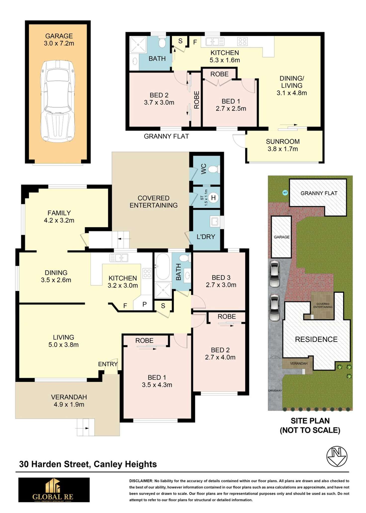 Floorplan of Homely house listing, 30 Harden St, Canley Heights NSW 2166