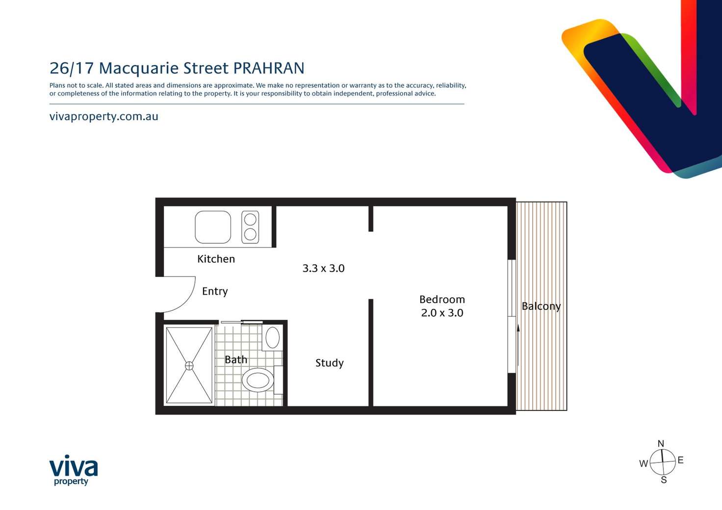 Floorplan of Homely apartment listing, 26/17 Macquarie Street, Prahran VIC 3181