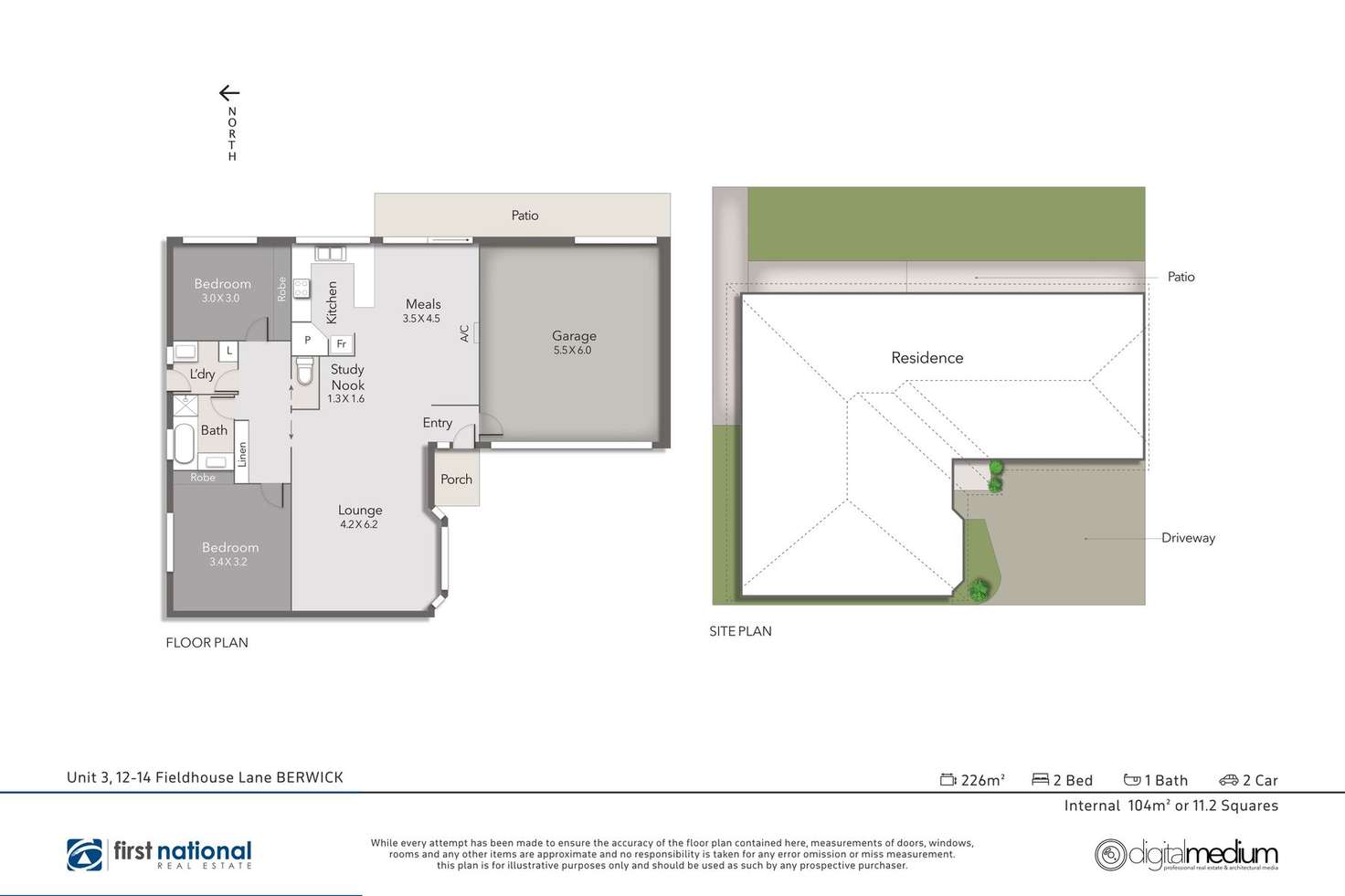 Floorplan of Homely unit listing, 3/12-14 Fieldhouse Lane, Berwick VIC 3806