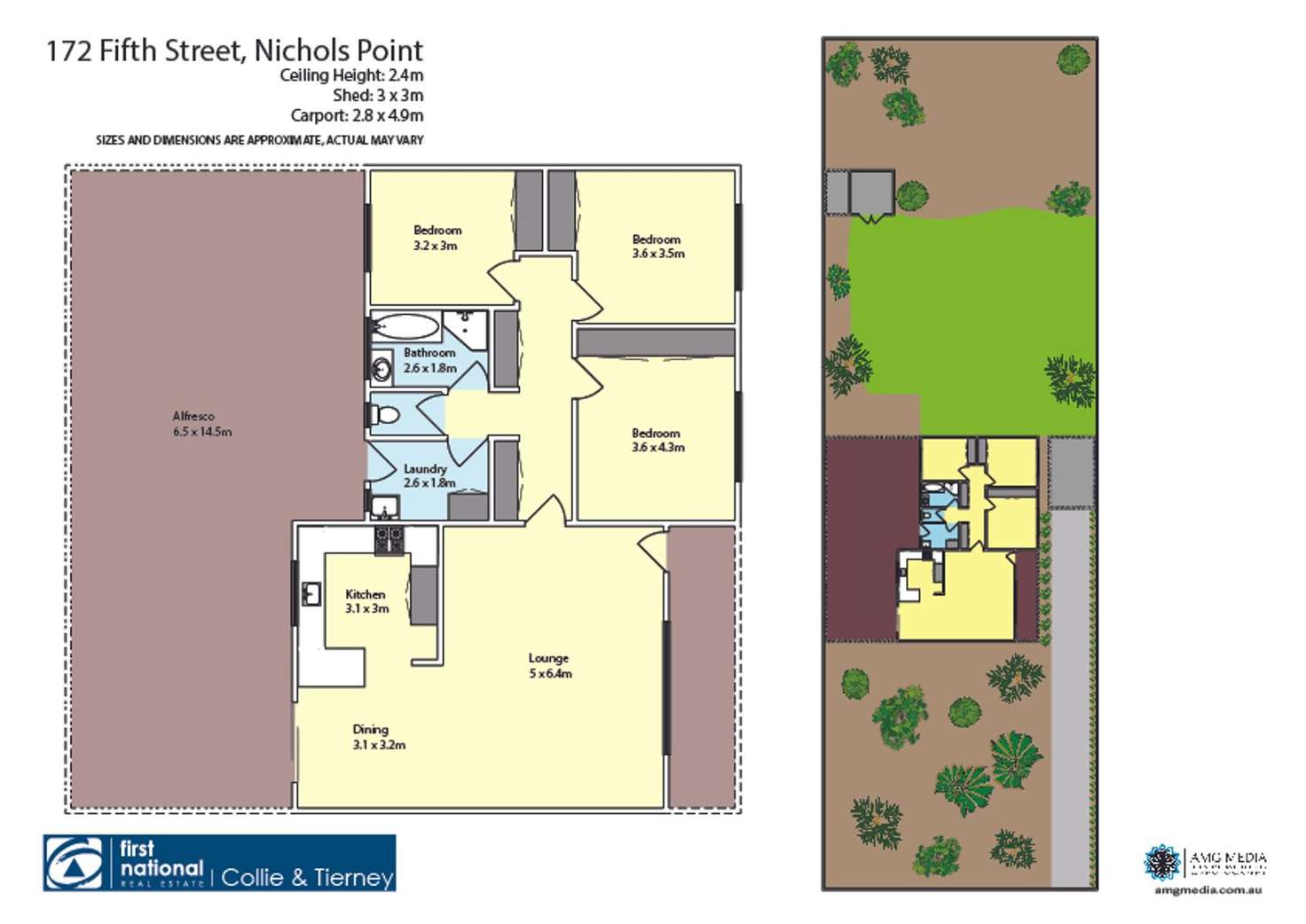 Floorplan of Homely house listing, 172 Fifth Street, Nichols Point VIC 3501