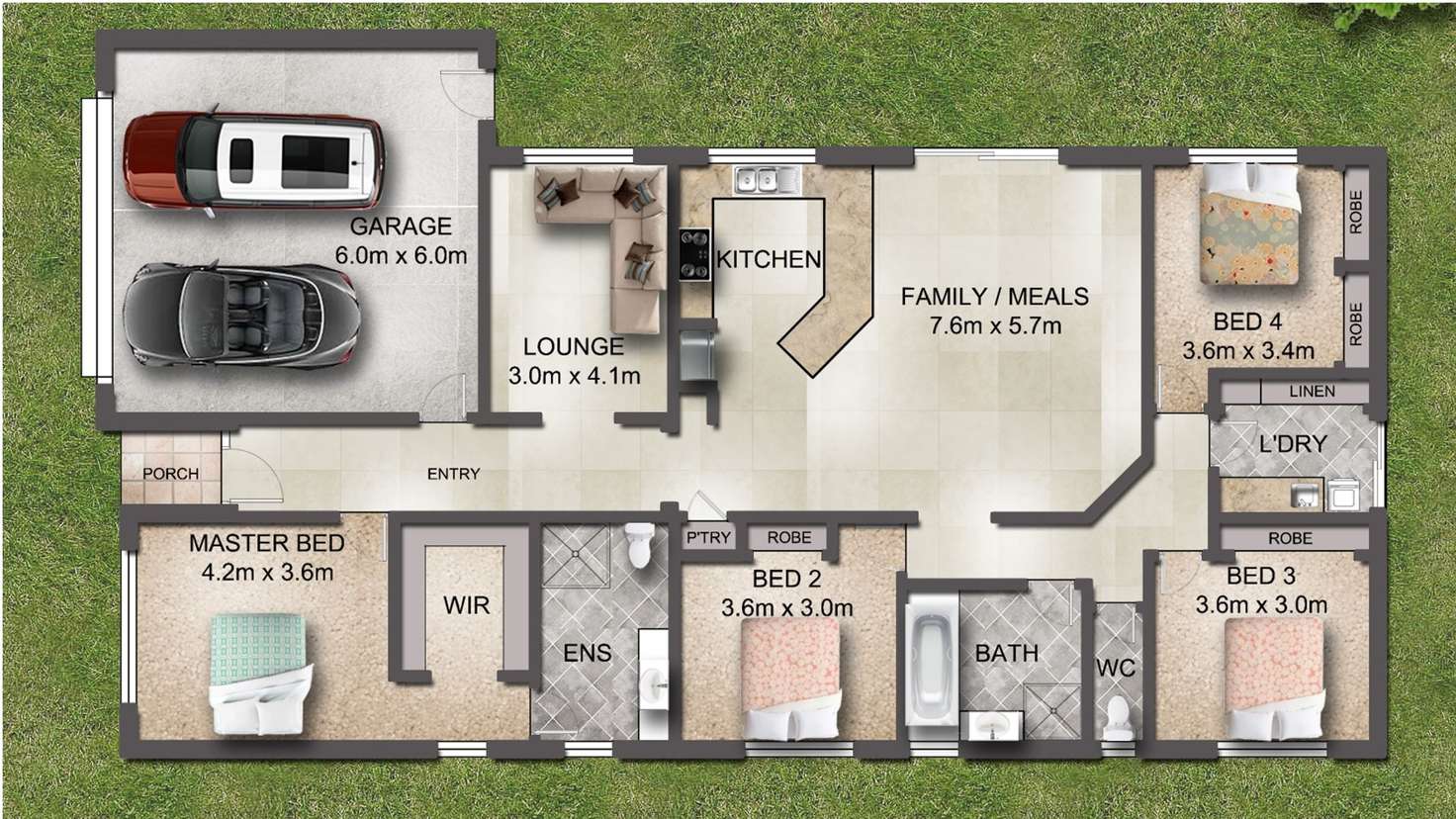 Floorplan of Homely house listing, 3 Koonwarra Road, Leongatha VIC 3953