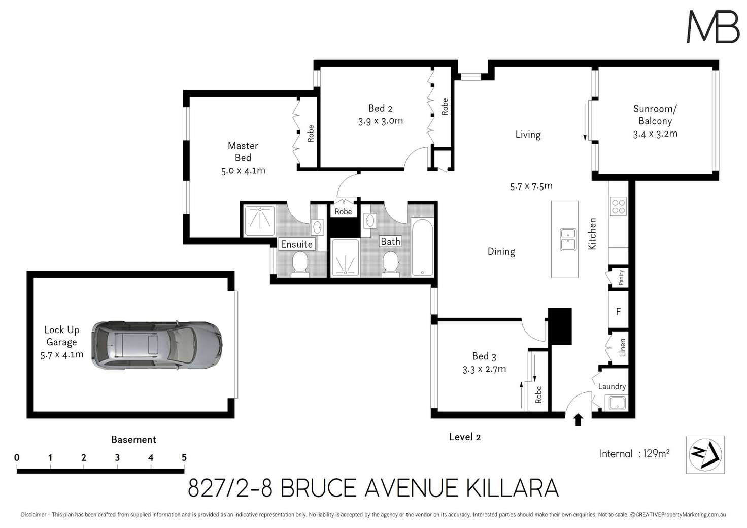 Floorplan of Homely unit listing, 827/2-8 Bruce Avenue, Killara NSW 2071