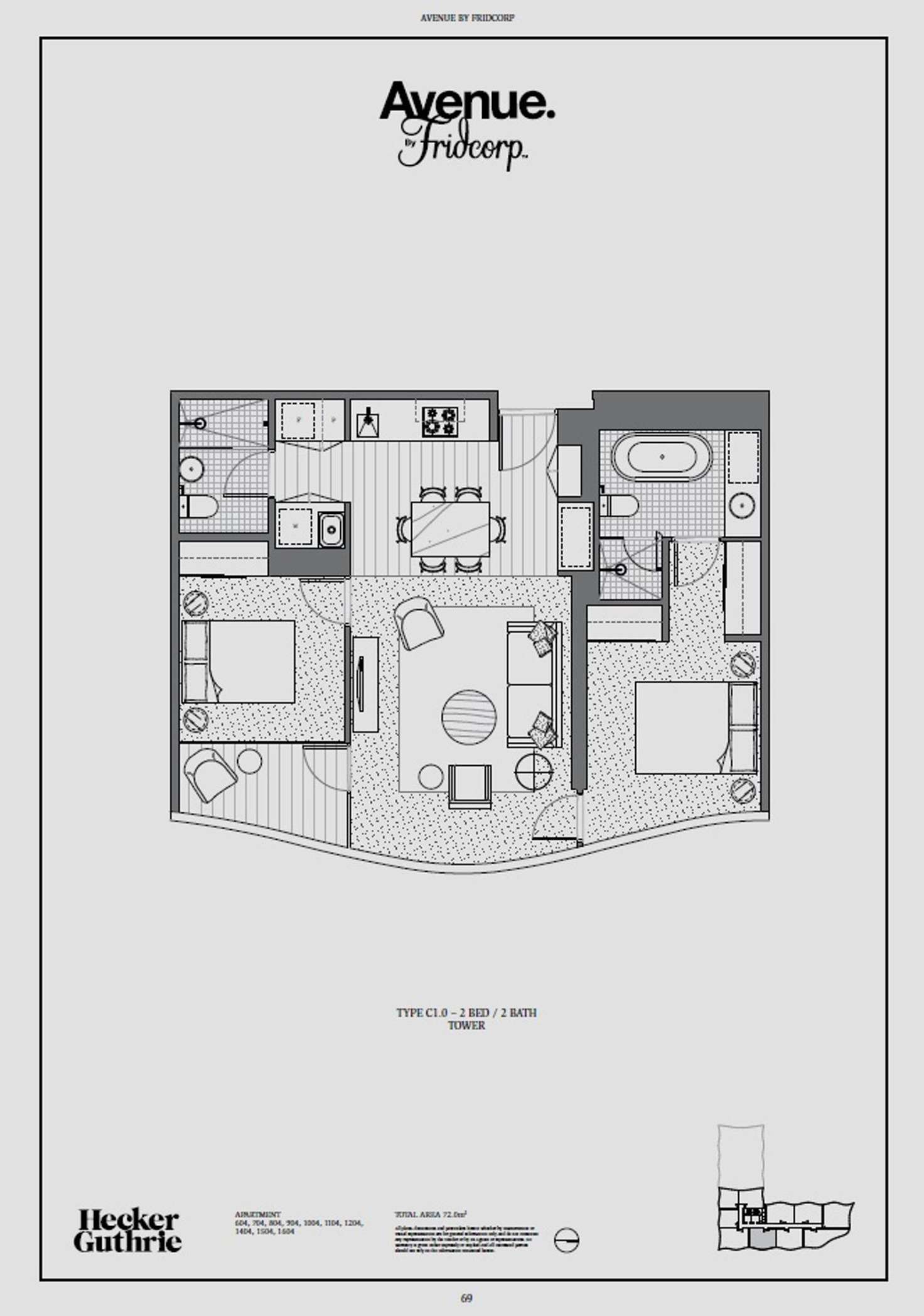 Floorplan of Homely apartment listing, 904/681 Chapel Street, South Yarra VIC 3141