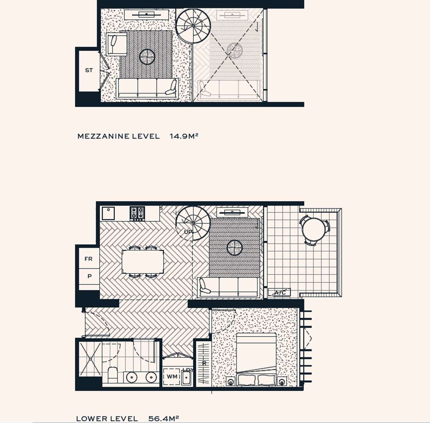 Floorplan of Homely apartment listing, LEVEL7/381 Docklands Drive, Docklands VIC 3008