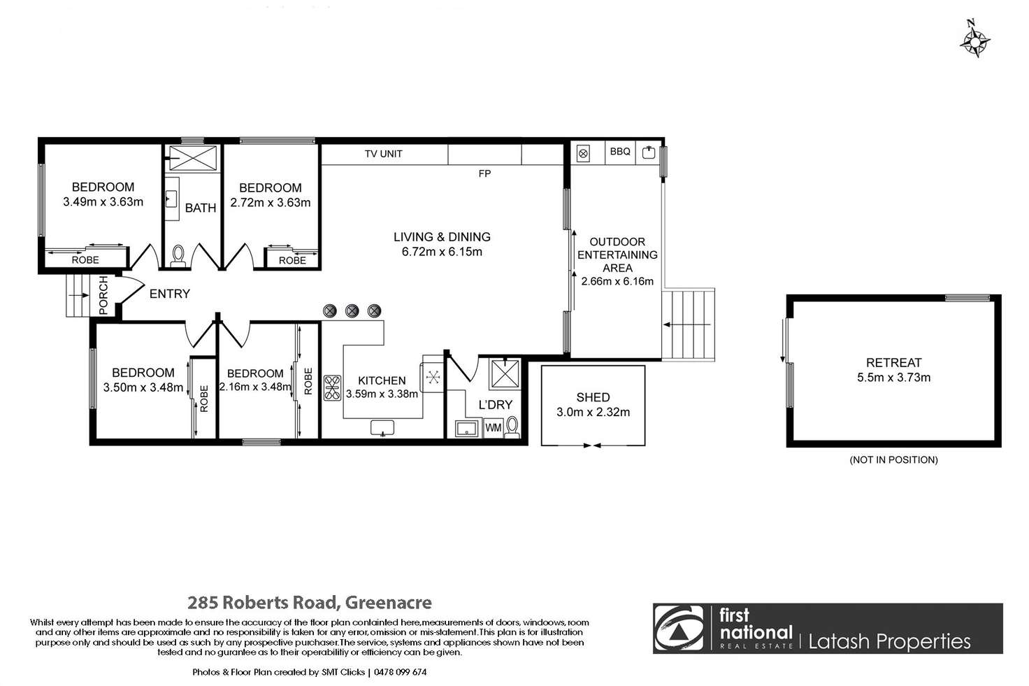 Floorplan of Homely house listing, 285 Roberts Road, Greenacre NSW 2190