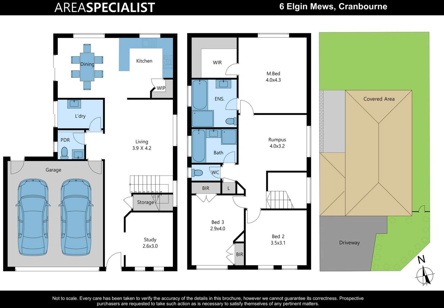 Floorplan of Homely house listing, 6 Elgin Mews, Cranbourne VIC 3977