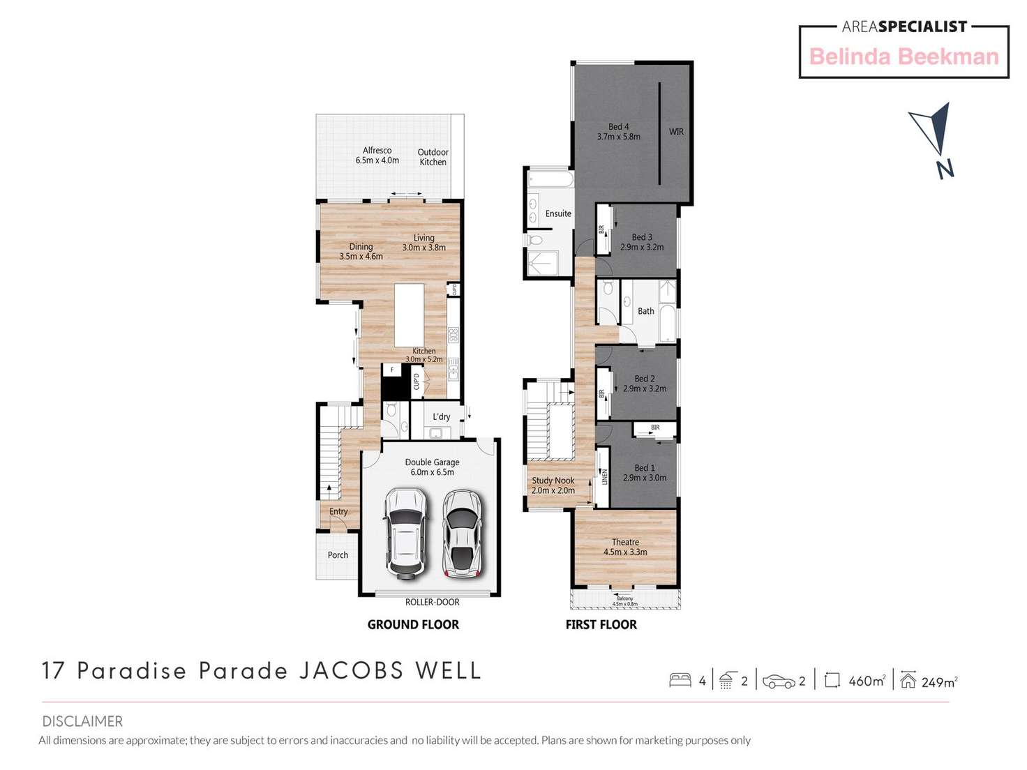 Floorplan of Homely house listing, 17 Paradise Parade, Jacobs Well QLD 4208