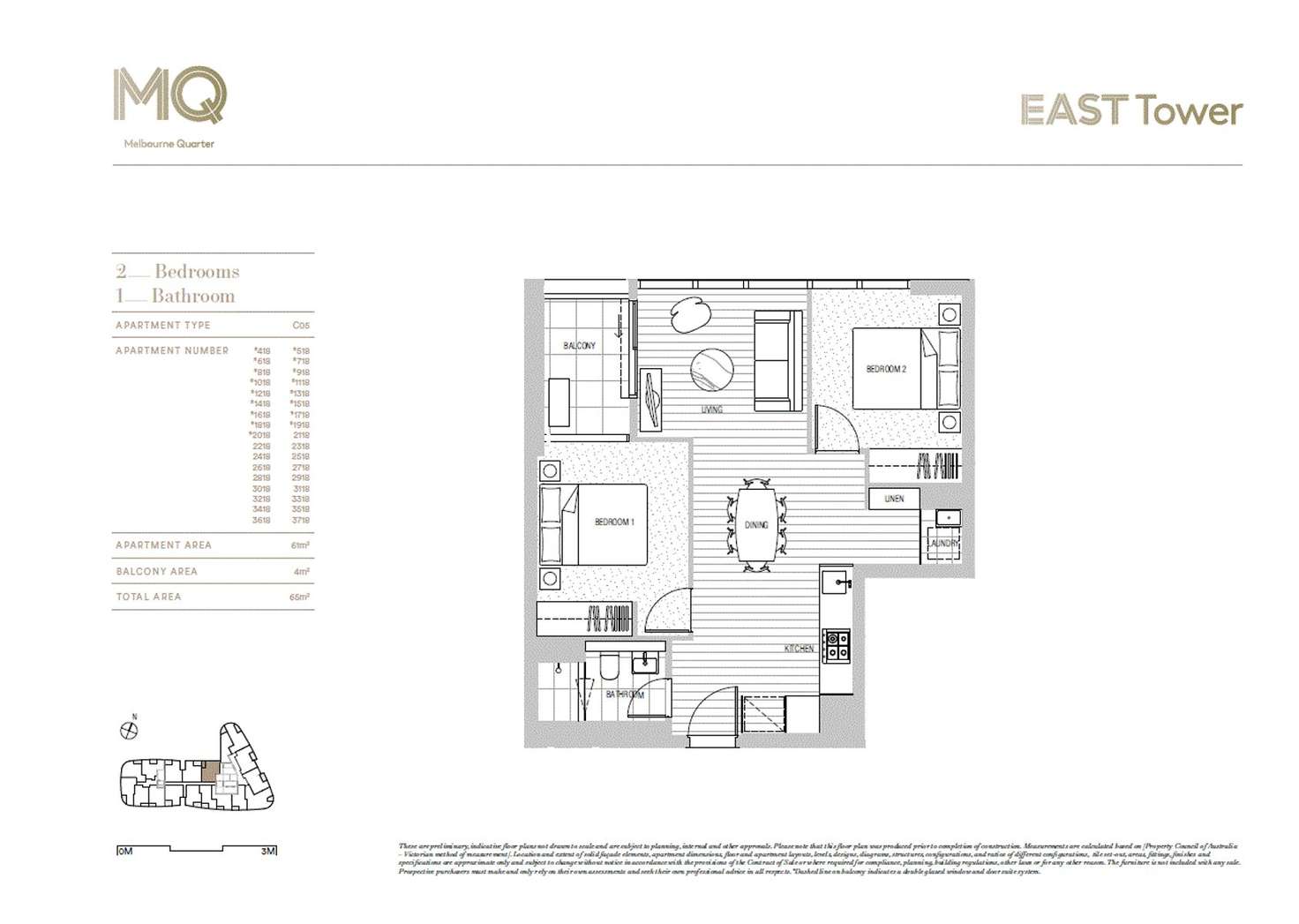 Floorplan of Homely apartment listing, 1718/628 Flinders Street, Docklands VIC 3008