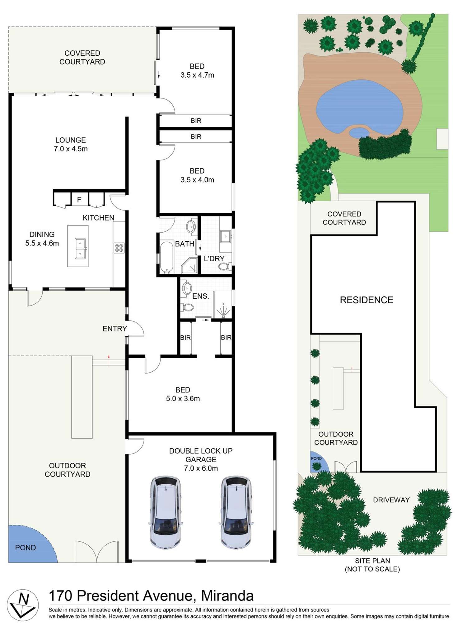 Floorplan of Homely house listing, 170 President Avenue, Miranda NSW 2228