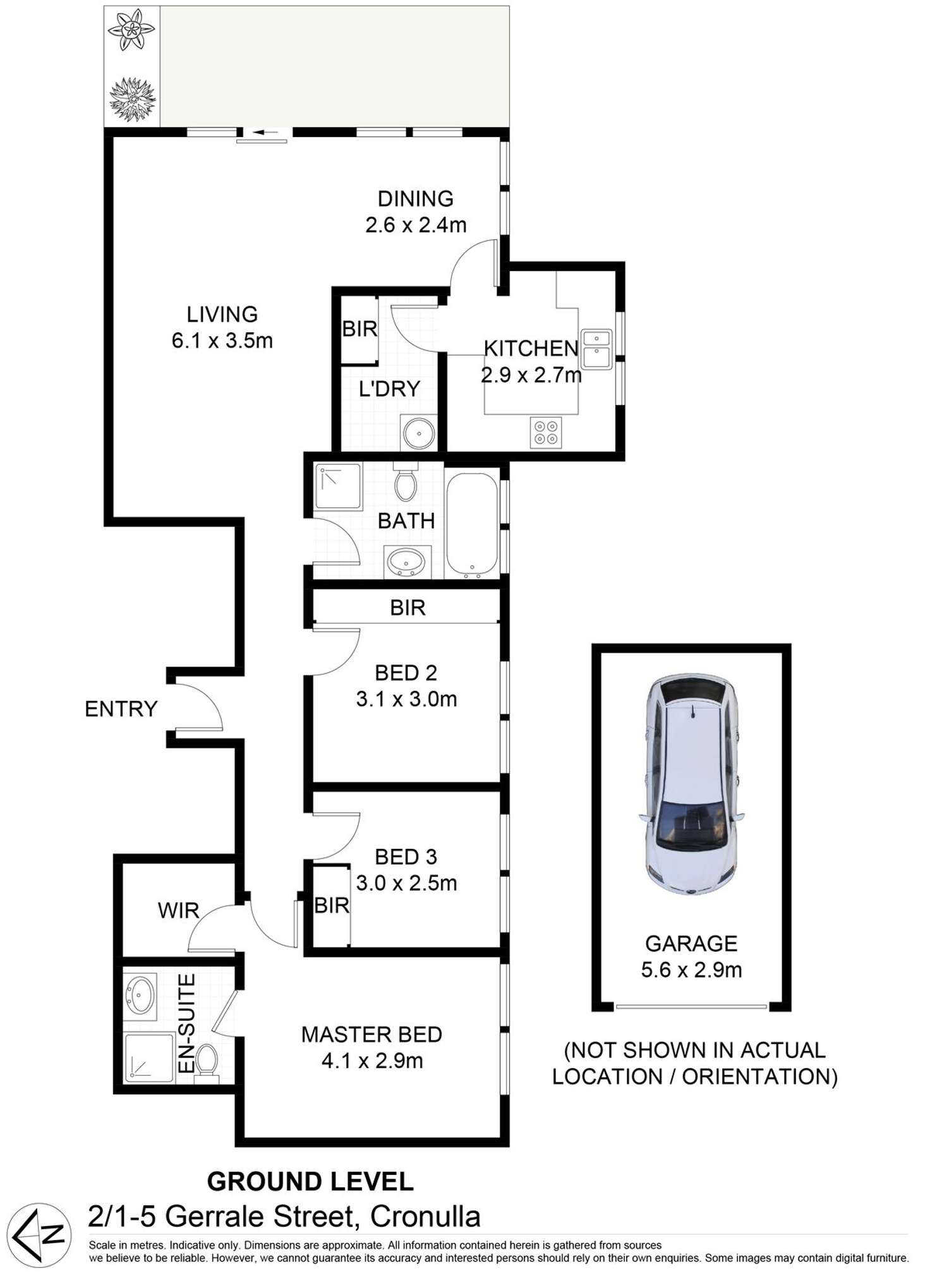 Floorplan of Homely apartment listing, 2/1-5 Gerrale Street, Cronulla NSW 2230