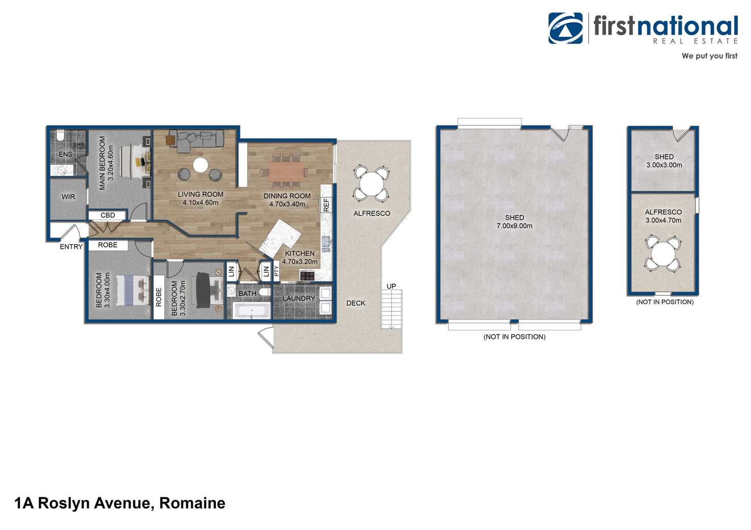 Floorplan of Homely house listing, 1A Roslyn Avenue, Romaine TAS 7320