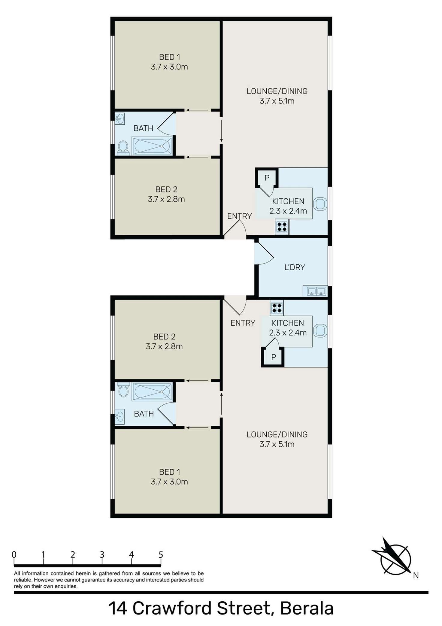 Floorplan of Homely unit listing, 4/14 Crawford Street, Berala NSW 2141