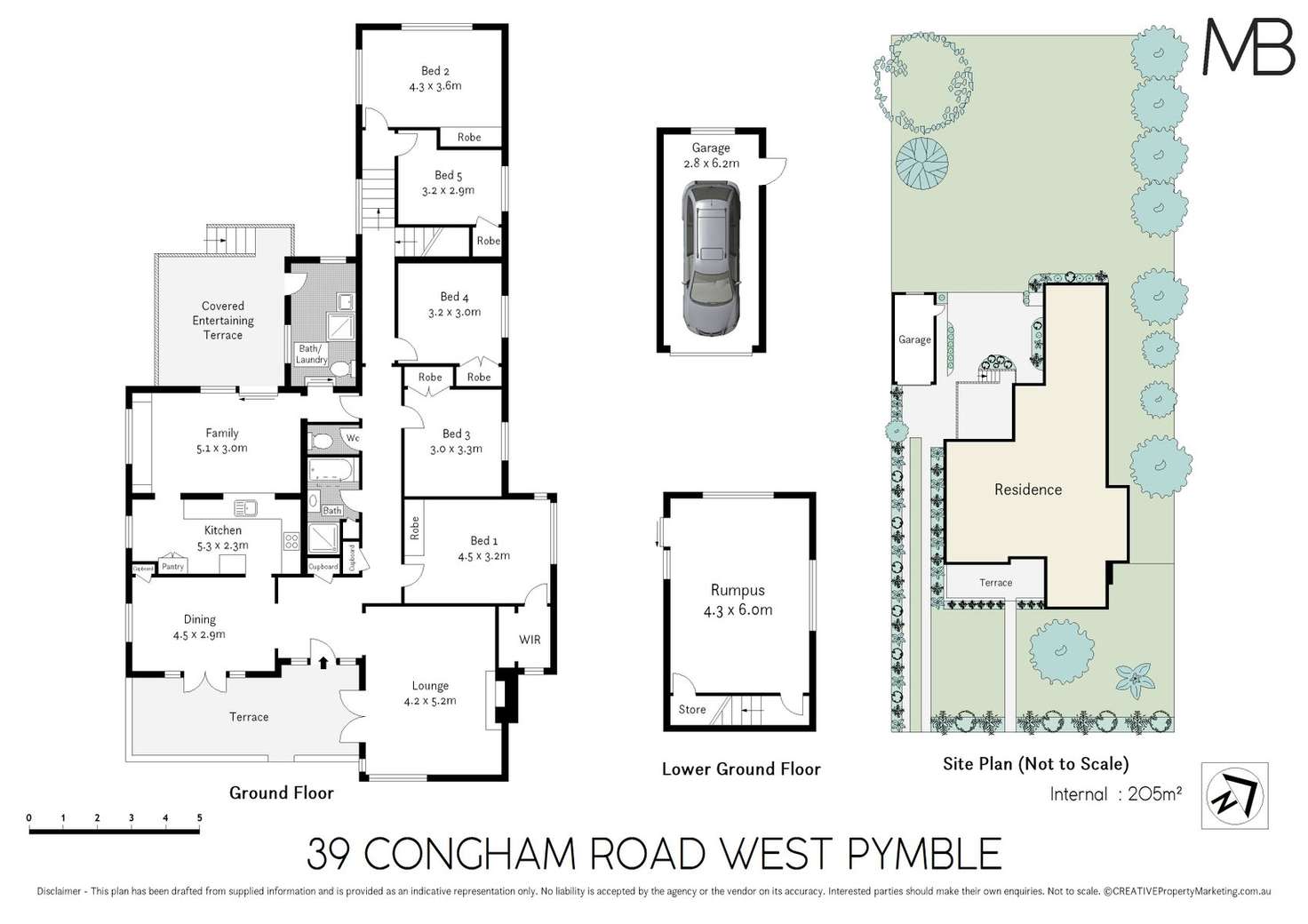Floorplan of Homely house listing, 39 Congham Road, West Pymble NSW 2073