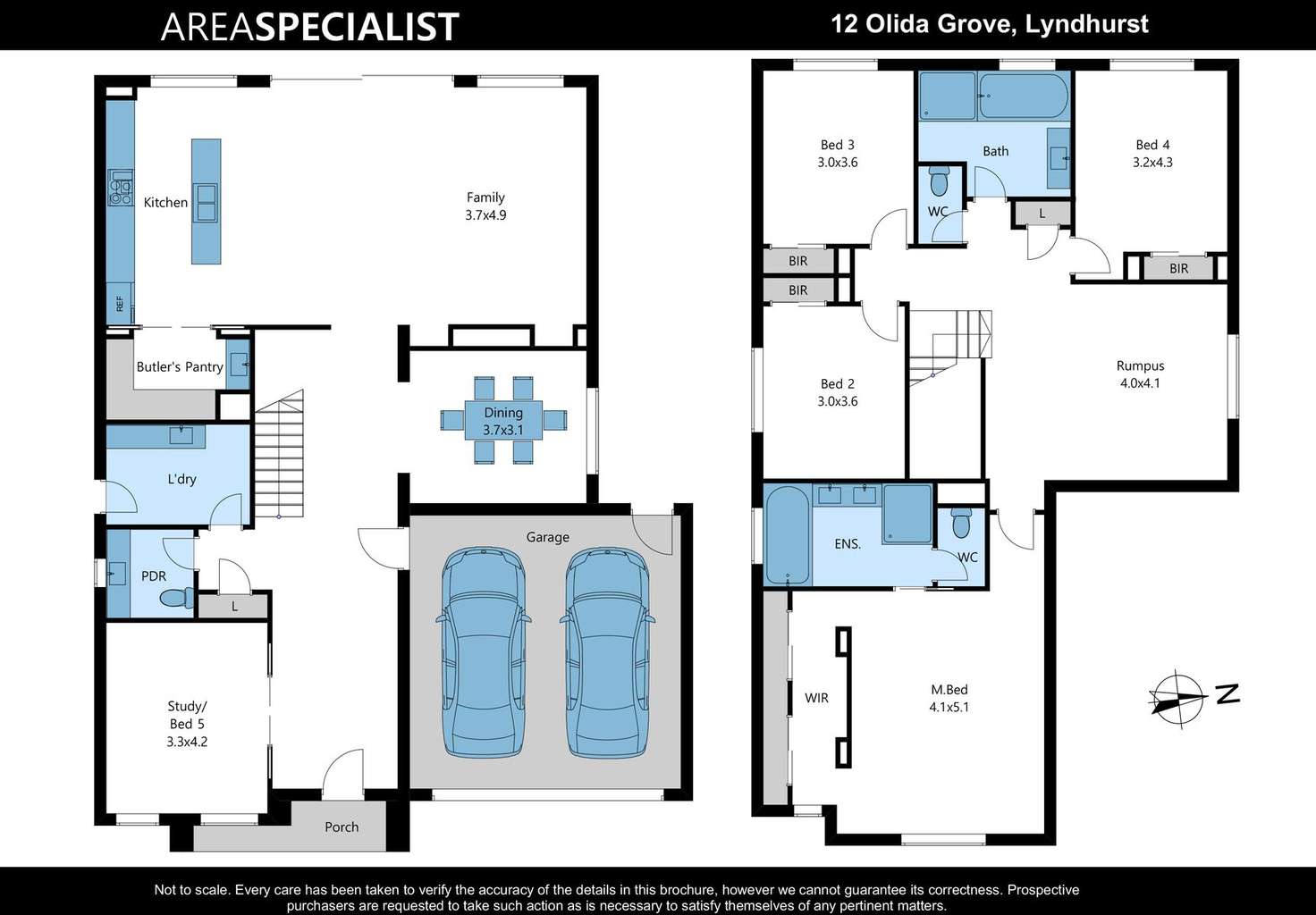 Floorplan of Homely house listing, 12 Olida Grove, Lyndhurst VIC 3975