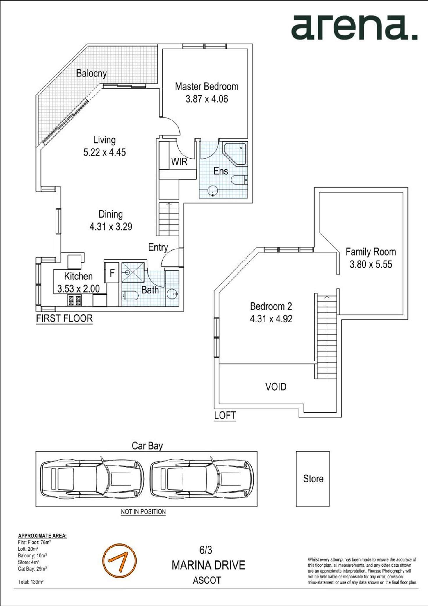 Floorplan of Homely apartment listing, 6/3 Marina Drive, Ascot WA 6104