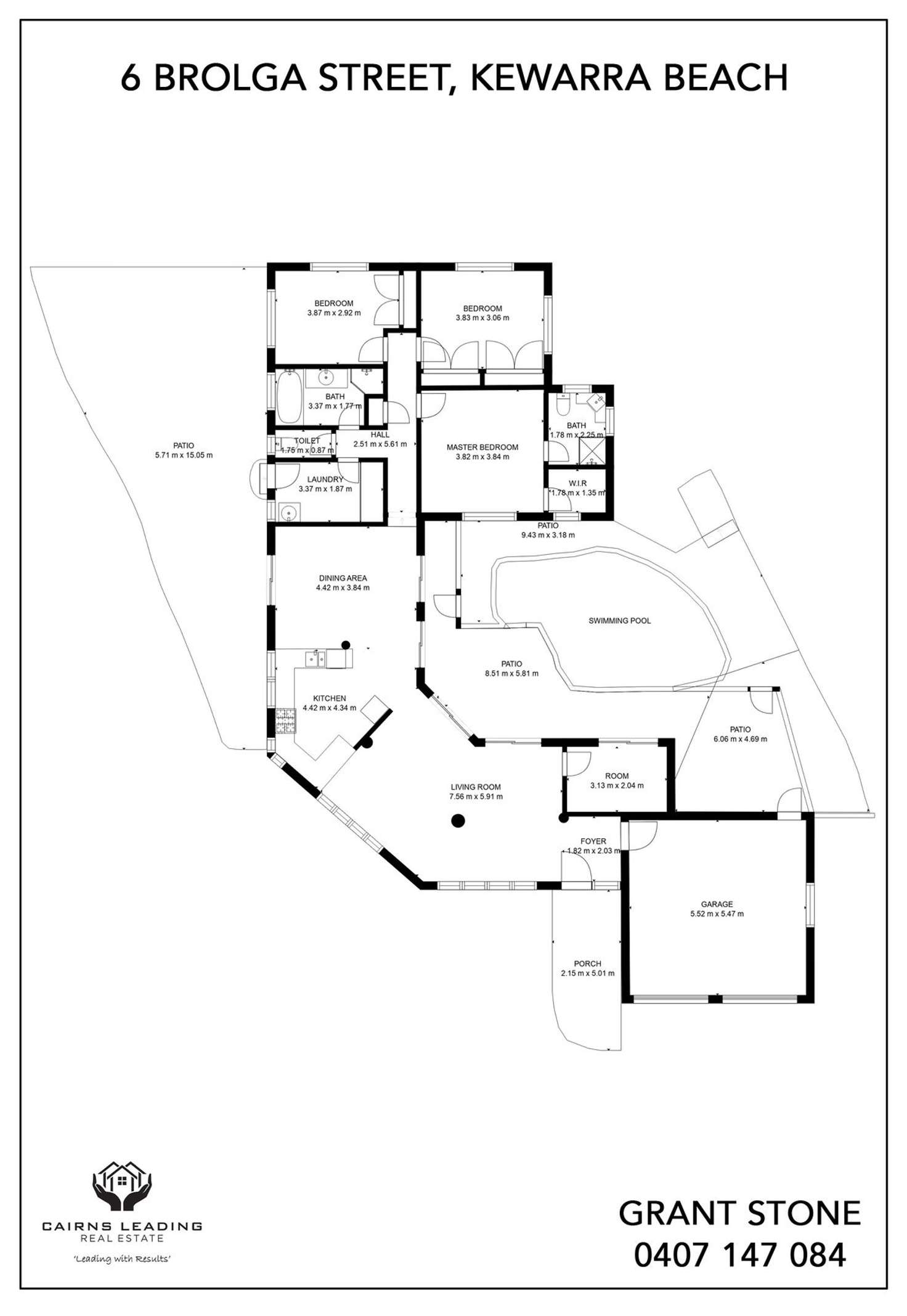 Floorplan of Homely house listing, 6 Brolga Street, Kewarra Beach QLD 4879
