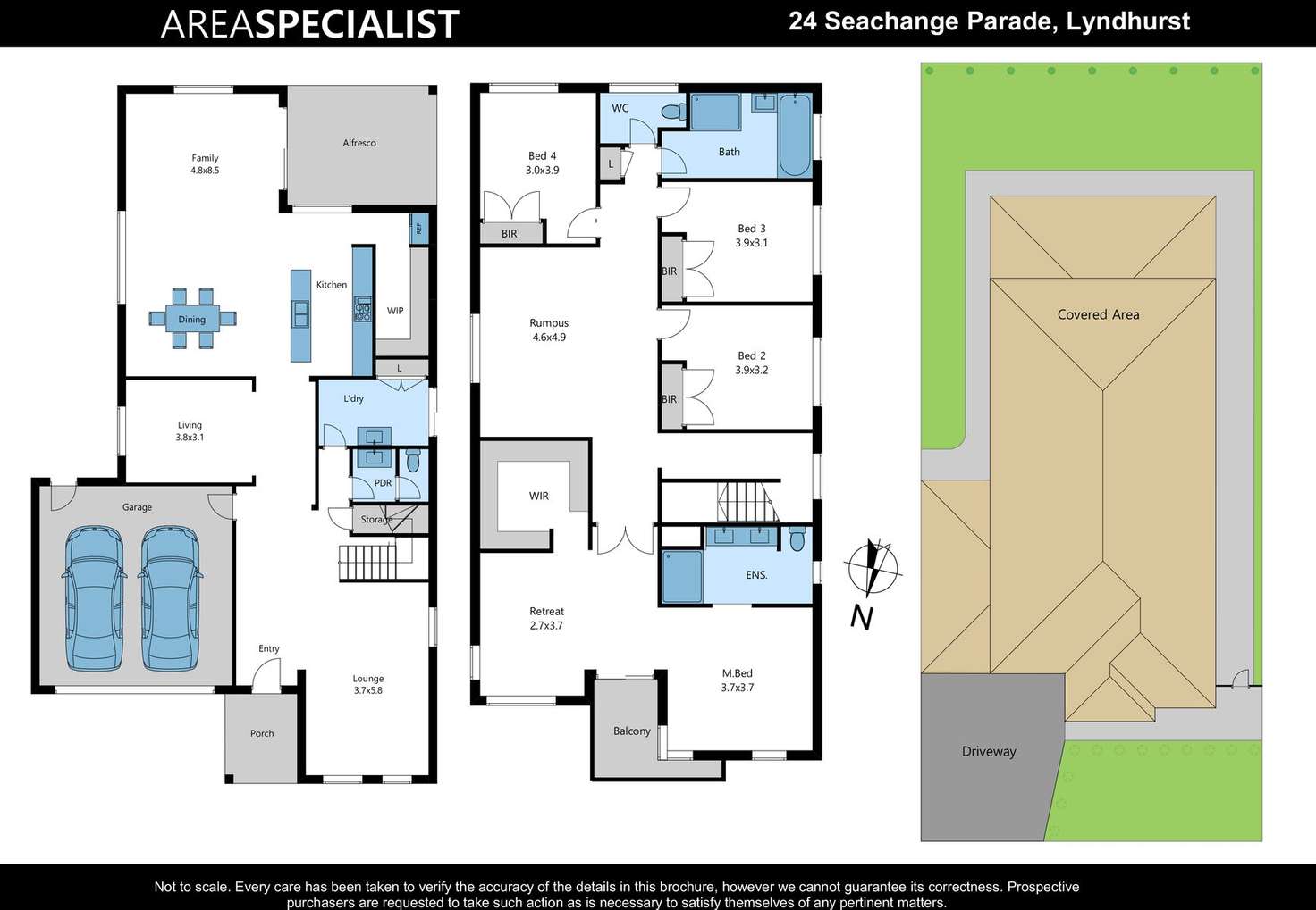 Floorplan of Homely house listing, 24 Seachange Parade, Lyndhurst VIC 3975