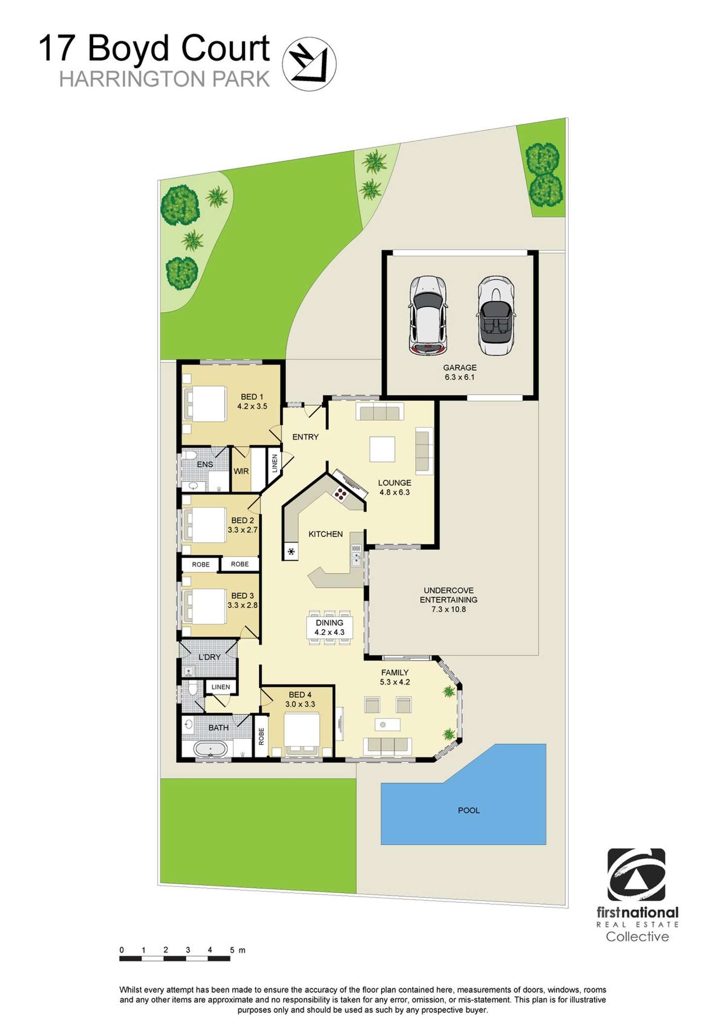 Floorplan of Homely house listing, 17 Boyd Court, Harrington Park NSW 2567