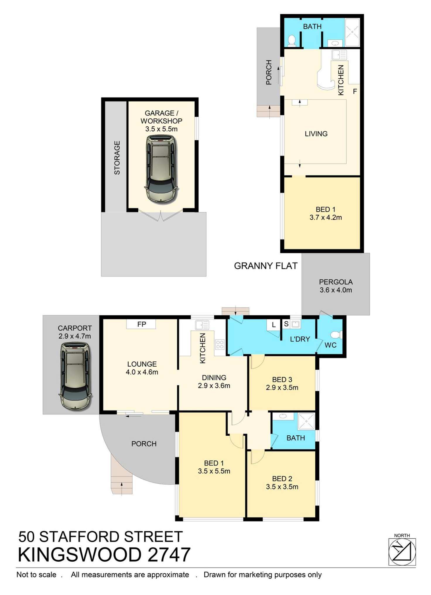 Floorplan of Homely house listing, 50 Stafford Street, Kingswood NSW 2747