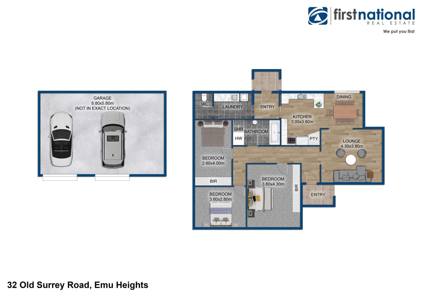 Floorplan of Homely house listing, 32 Old Surrey Road, Emu Heights TAS 7320