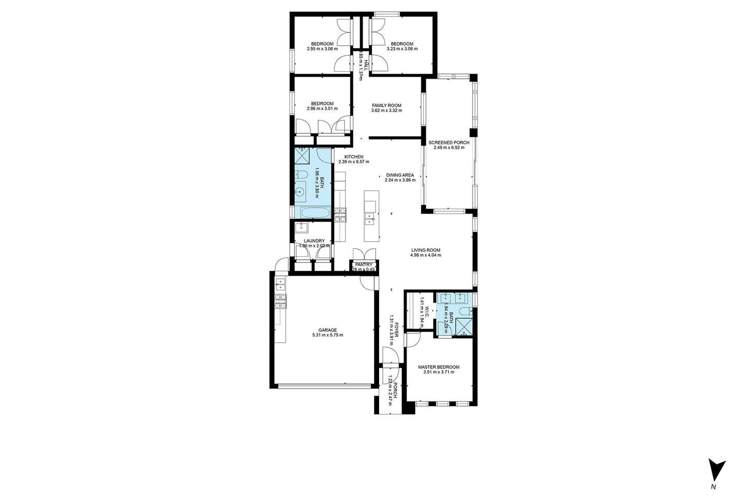 Floorplan of Homely house listing, 21 Goodenia Way, Caroline Springs VIC 3023