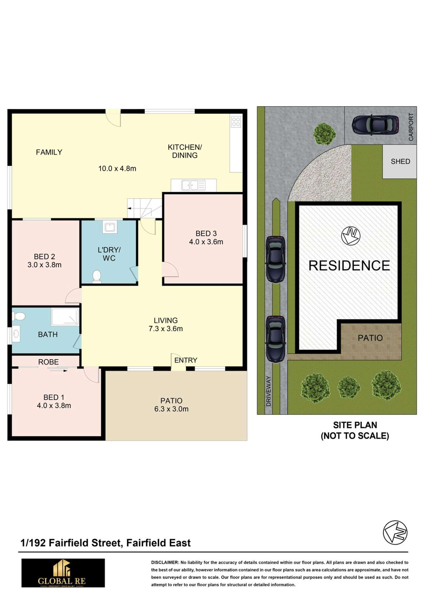 Floorplan of Homely house listing, 192 Fairfield St, Fairfield East NSW 2165