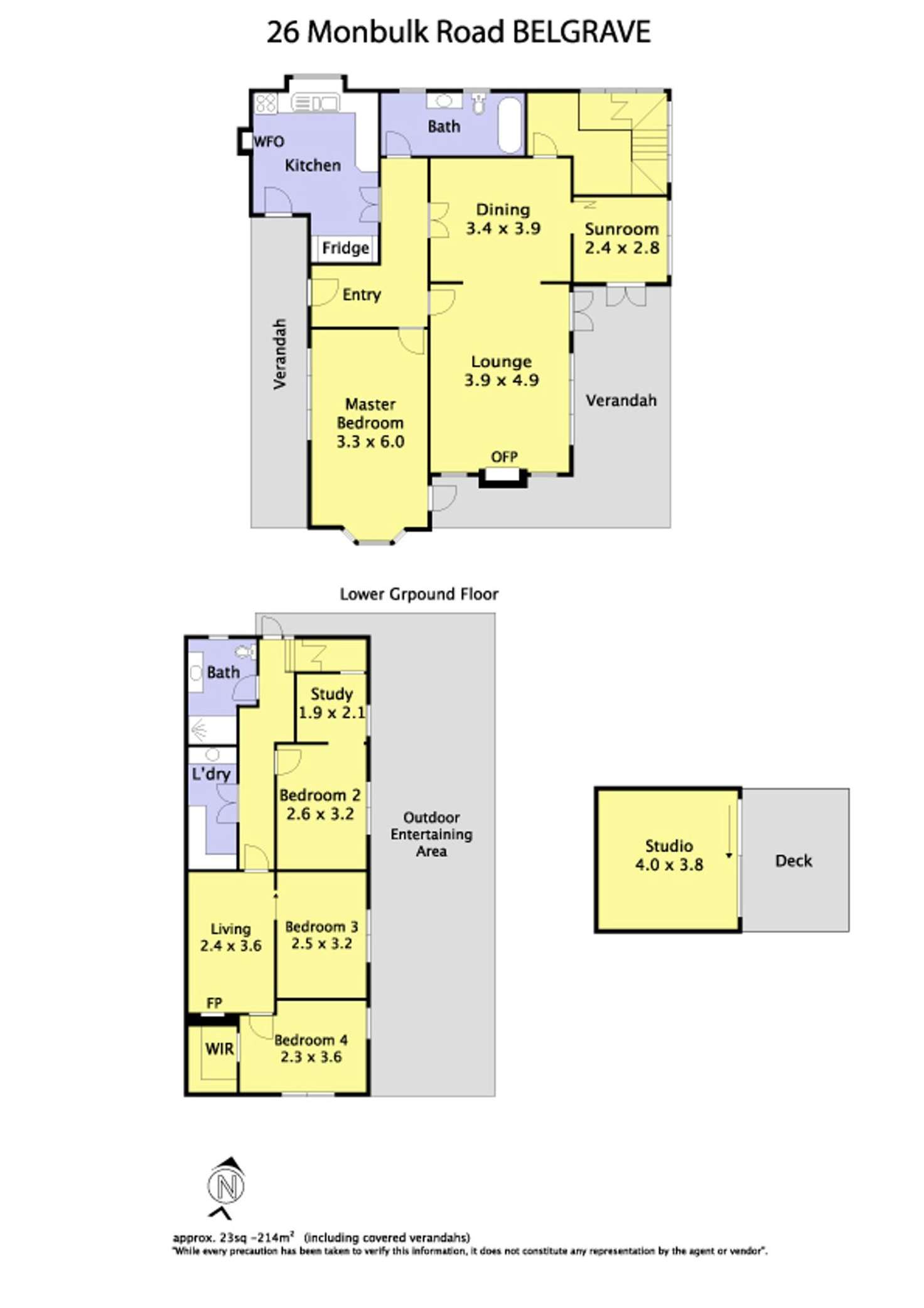 Floorplan of Homely house listing, 26 Monbulk Road, Belgrave VIC 3160