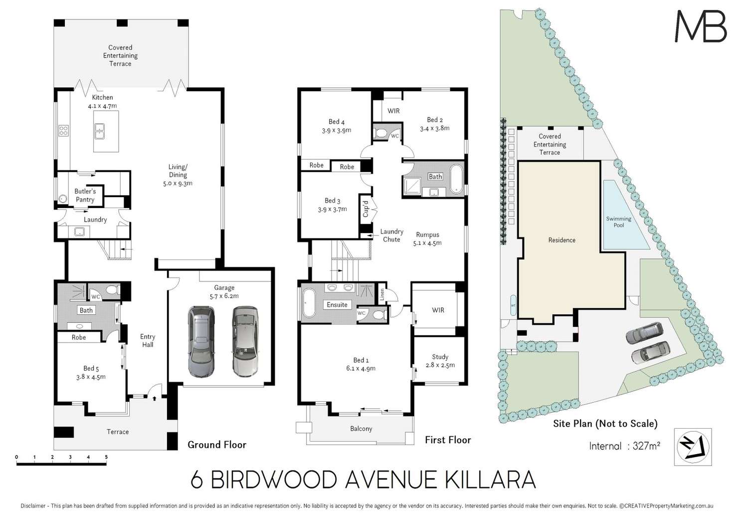 Floorplan of Homely house listing, 6 Birdwood Avenue, Killara NSW 2071