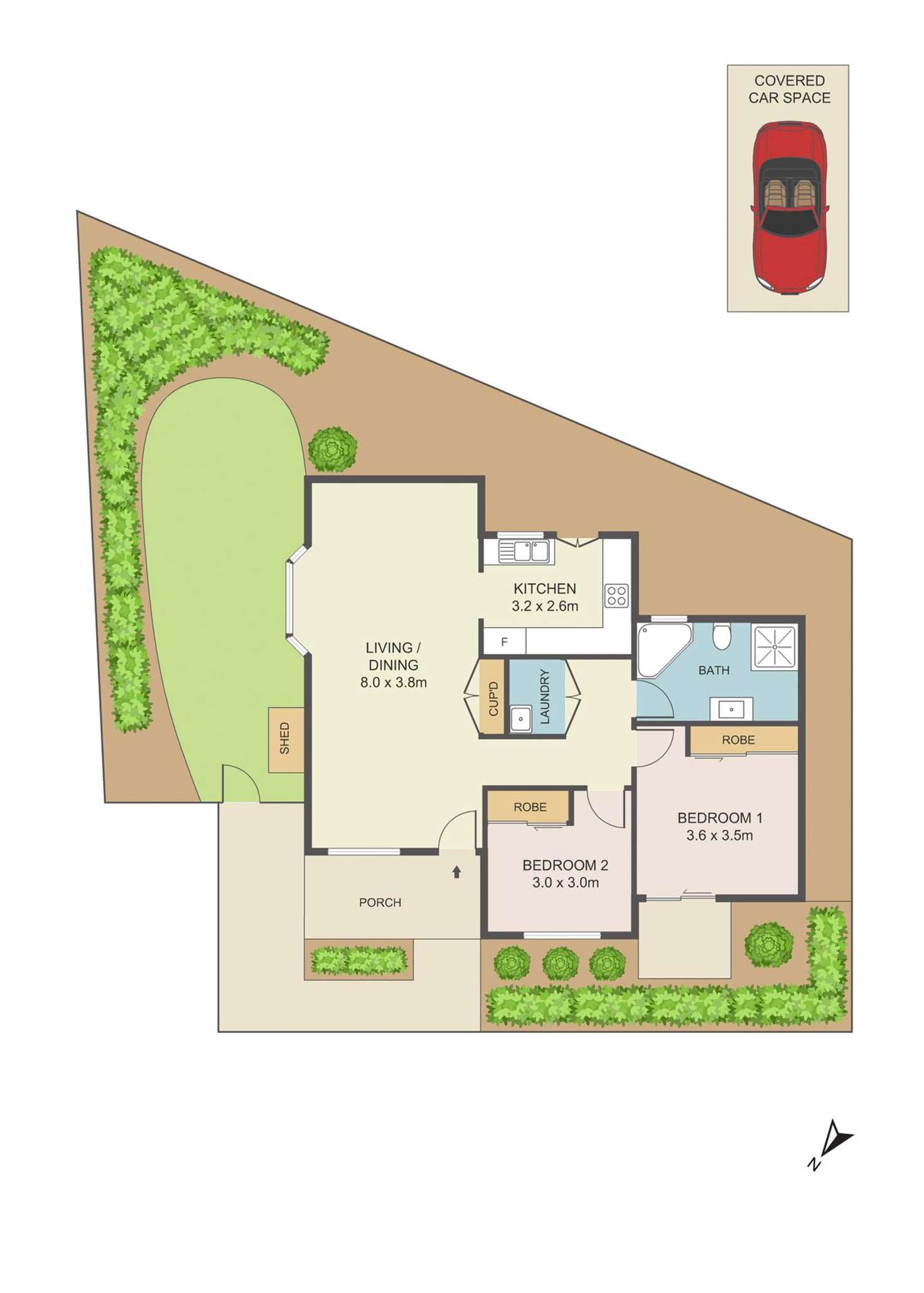 Floorplan of Homely villa listing, 3/2 Simla Road, Denistone NSW 2114