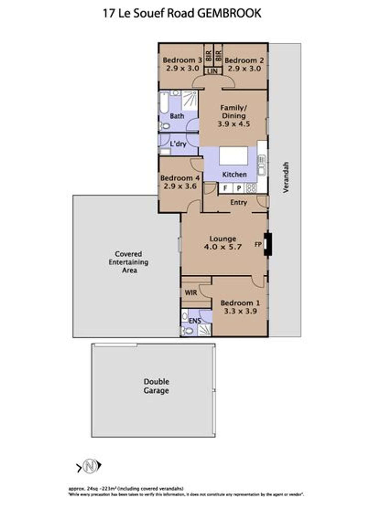 Floorplan of Homely house listing, 17 Le Souef Road, Gembrook VIC 3783