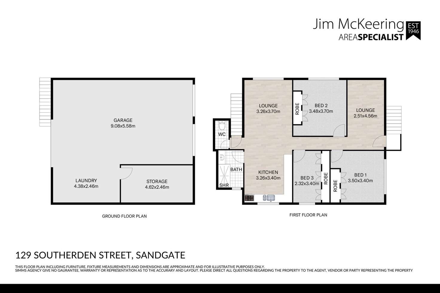 Floorplan of Homely house listing, 129 Southerden Street, Sandgate QLD 4017