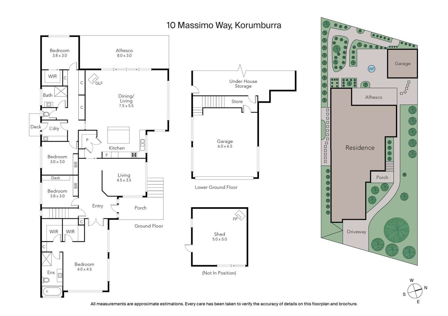 Floorplan of Homely house listing, 10 Massimo Way, Korumburra VIC 3950