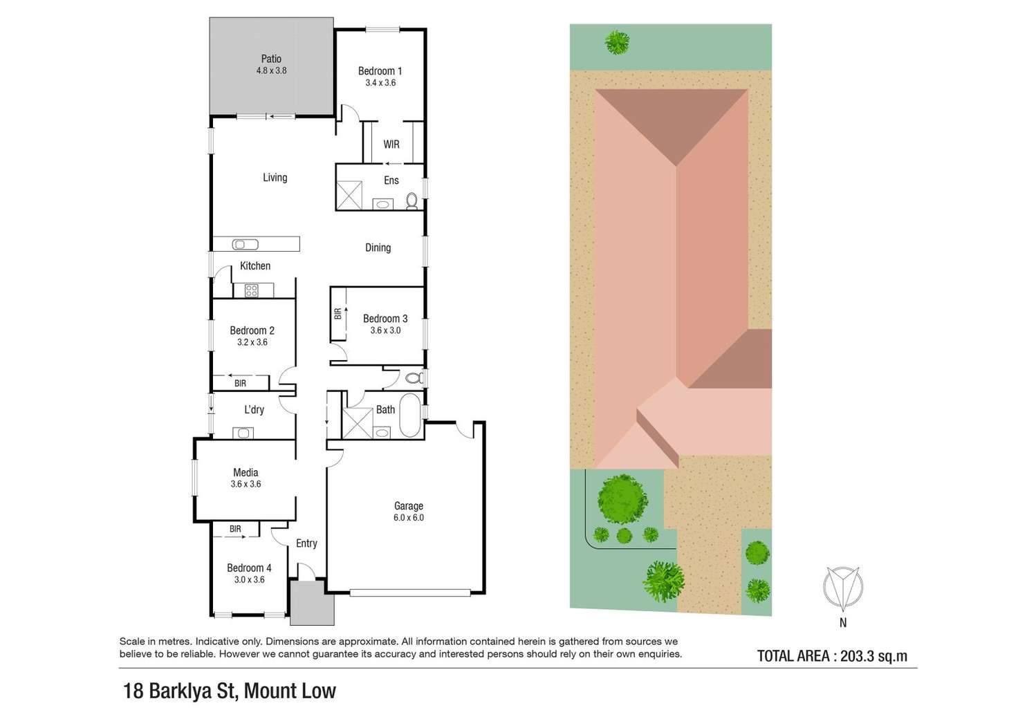 Floorplan of Homely house listing, 18 Barklya Street, Mount Low QLD 4818