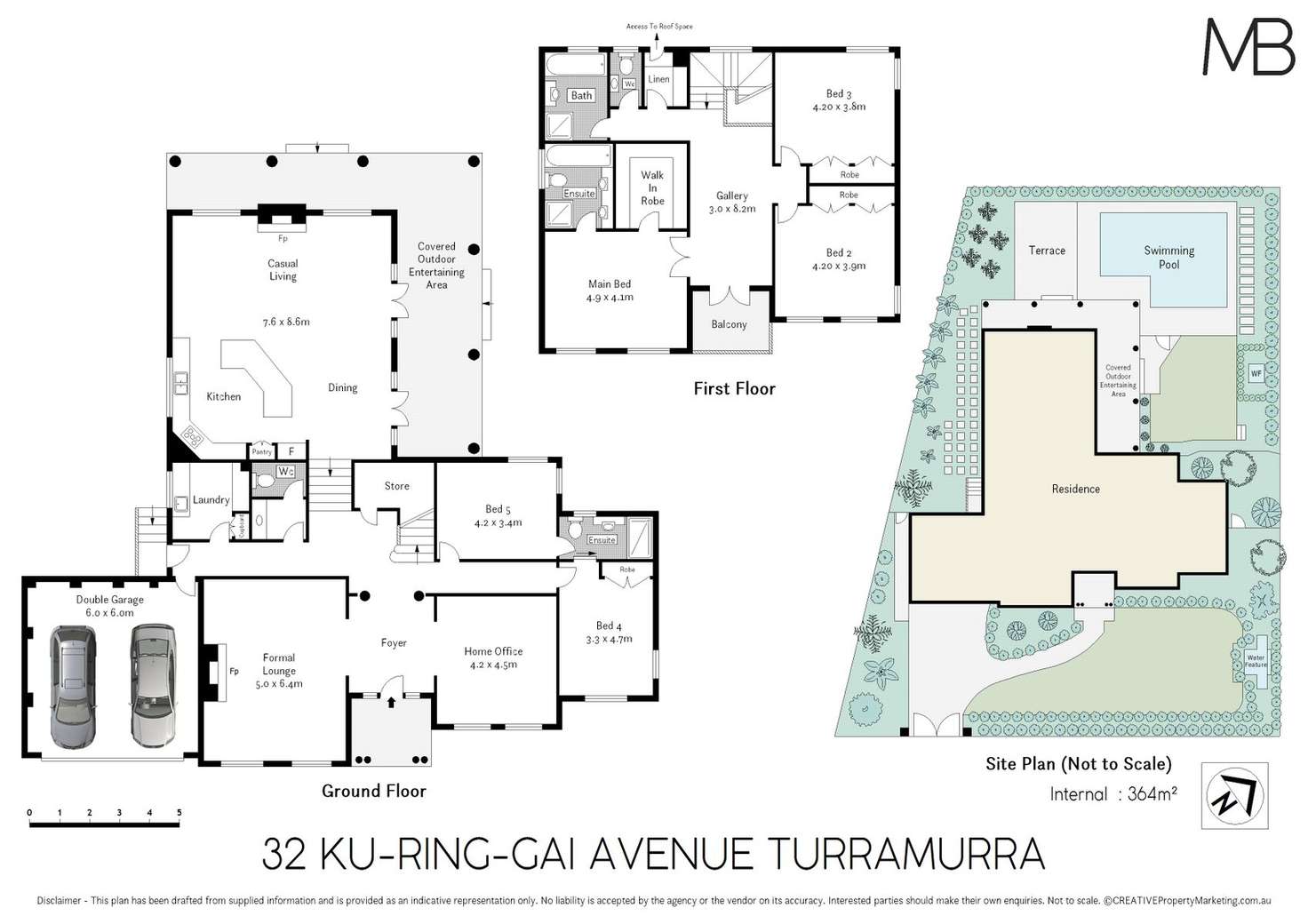 Floorplan of Homely house listing, 32 Ku-Ring-Gai Avenue, Turramurra NSW 2074