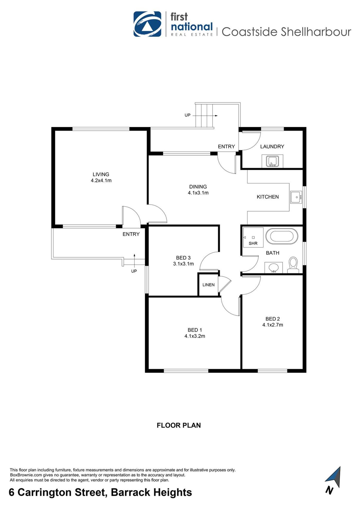Floorplan of Homely house listing, 6 Carrington Street, Barrack Heights NSW 2528