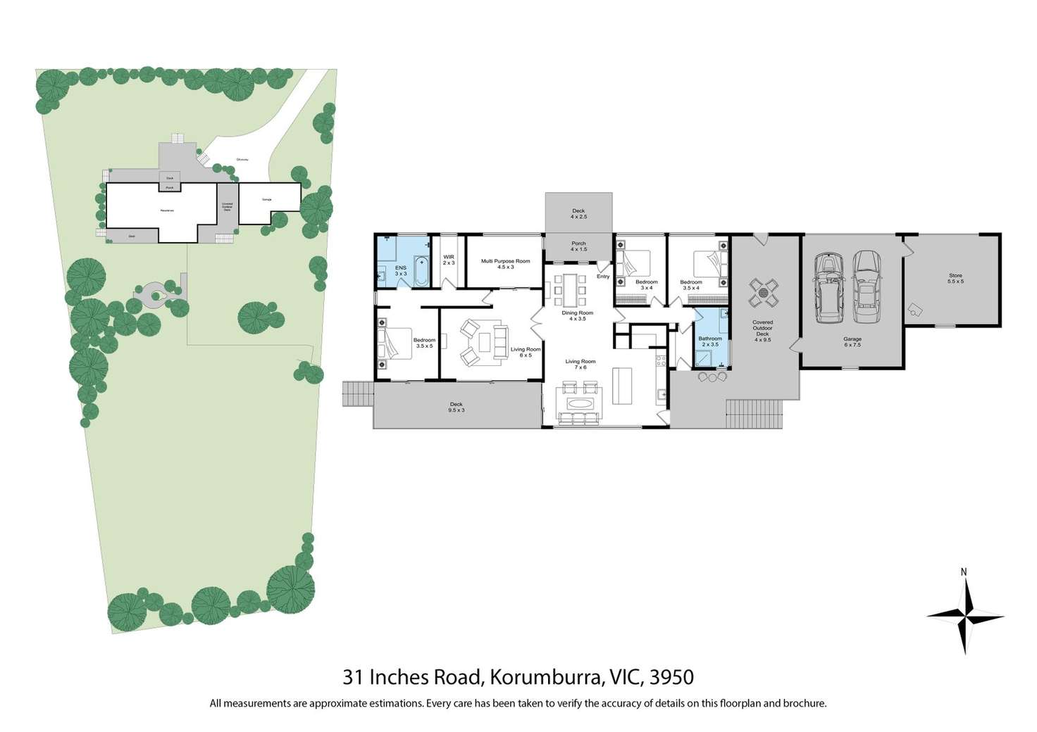 Floorplan of Homely house listing, 31 Inches Road, Korumburra VIC 3950