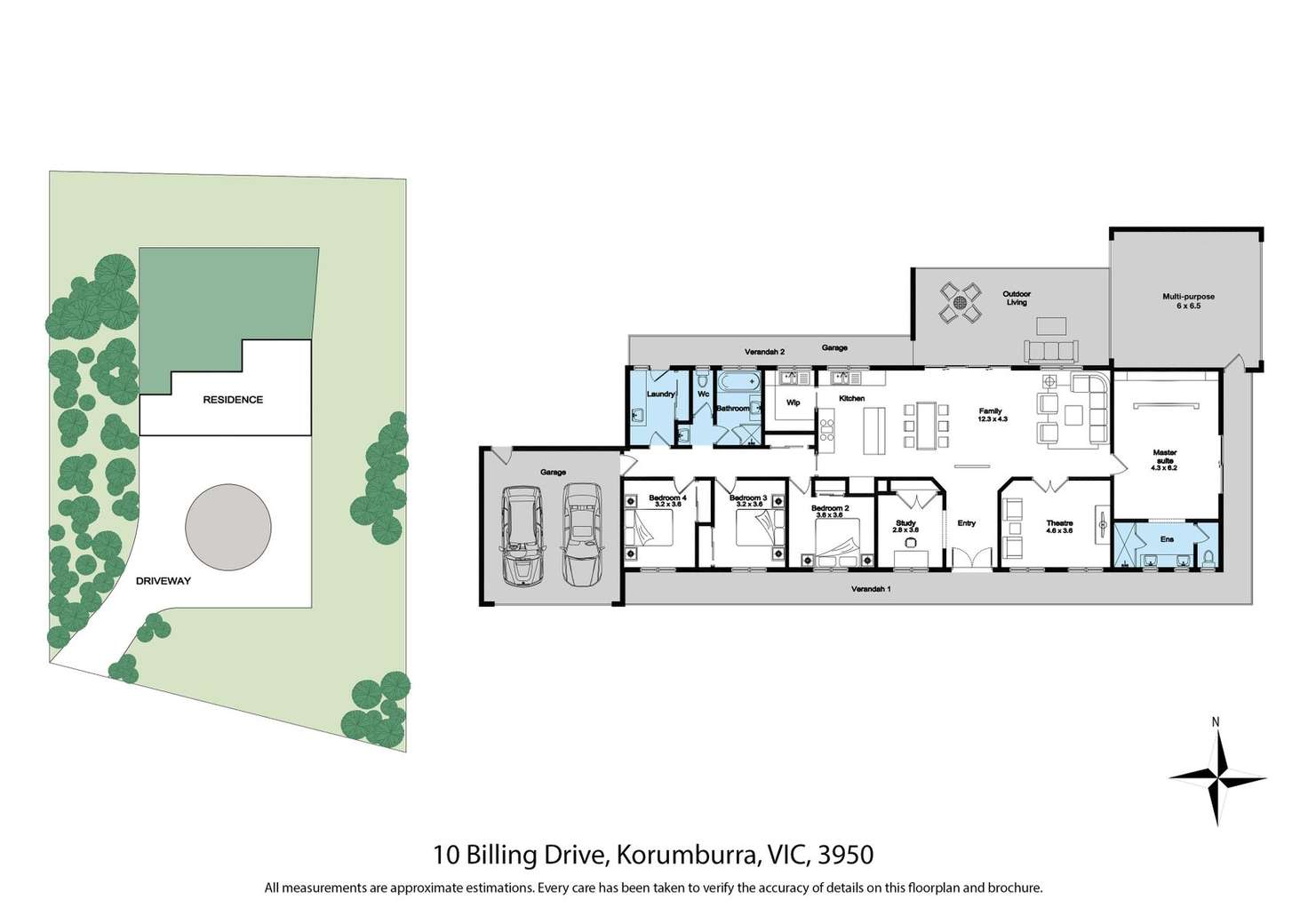 Floorplan of Homely house listing, 10. Billing Drive, Korumburra VIC 3950