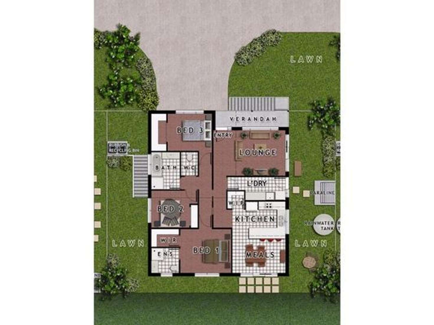 Floorplan of Homely unit listing, 9/31 Jumbunna Road, Korumburra VIC 3950